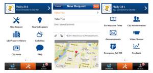 Philly 311 Mobile App, Managing Director's Office of Philadelphia